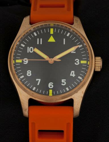 Ticino Mm Bronze Type A Pilot Diver M Watch Seiko Nh Page