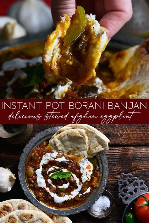 Borani Banjan Recipe Afghan Eggplant With Garlic Yogurt Sauce