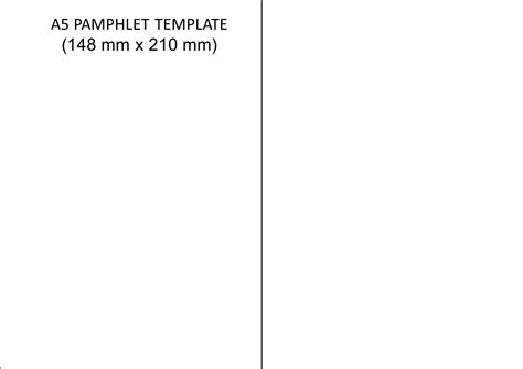 A5 Pamphlet Template Templates At