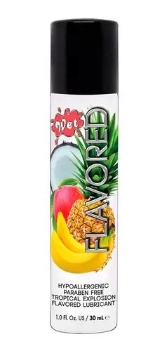 Lubricante Anal Vaginal Oral Saborizado Wet Flavors Ml Mercadolibre