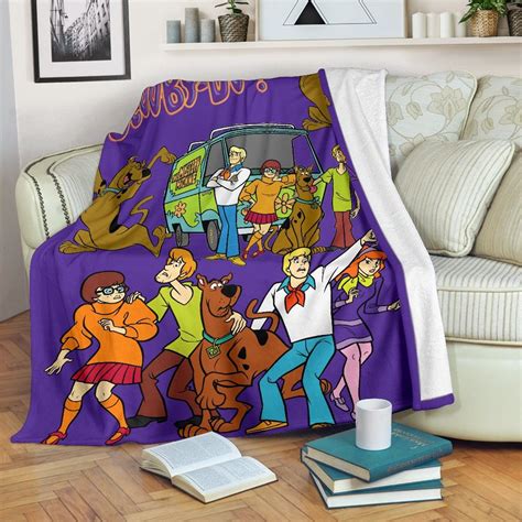 Scooby Doo Blanket Premium Blanket by WaweeFabric on Etsy https://www