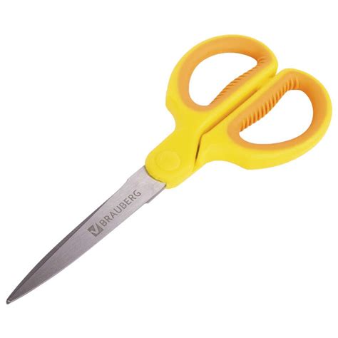 Ножницы канцелярские Brauberg универсальные для бумаги и картона ...