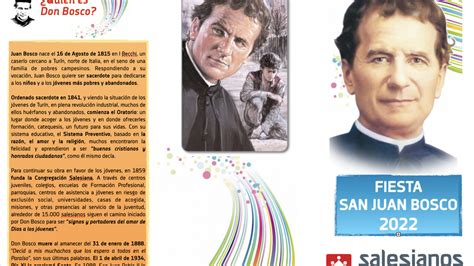 La Familia Salesiana prepara la celebración de la fiesta de Don Bosco