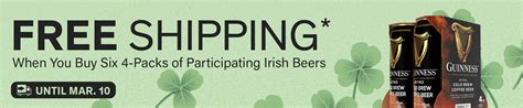 Free Shipping Offer on Irish Beer | LCBO
