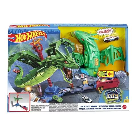 Atak Smoka Zestaw Hot Wheels City 6
