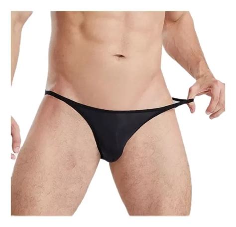 Cueca Sexy Cavada Seda Estreita Brilho Gay Jockstrap Conf Parcelamento Sem Juros