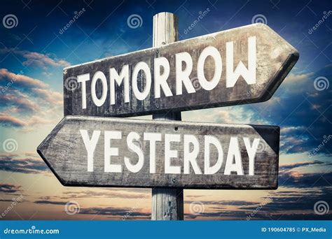 Tomorrow Roadsign Stock Photography | CartoonDealer.com #52005464