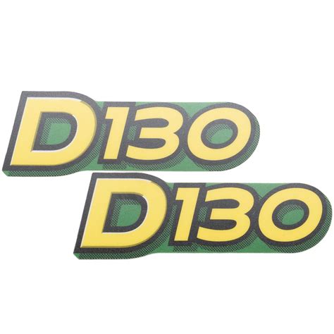 John Deere D130 Hood Decal Set Of 2 Bjd471 Greencountryparts