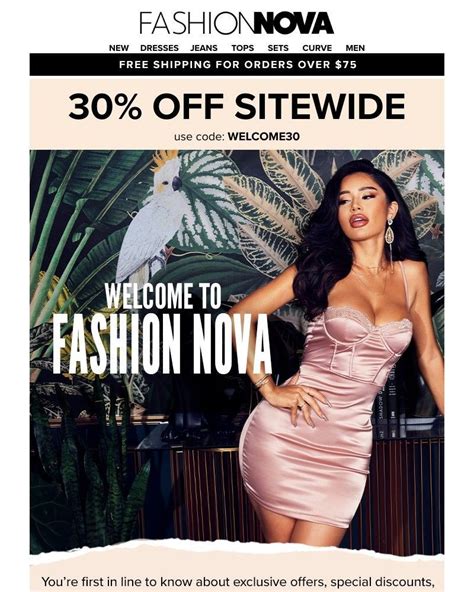 Fashion Nova Email Screenshots