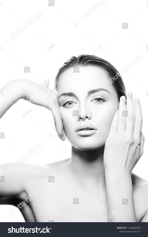 Beauty Portrait Model Girl Nude Makeup Stock Photo 1238986558 Shutterstock