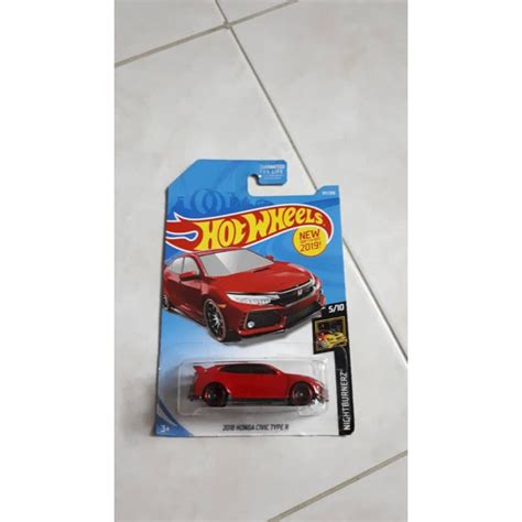 Hot Wheels Red Honda Civic Type R Shopee Malaysia