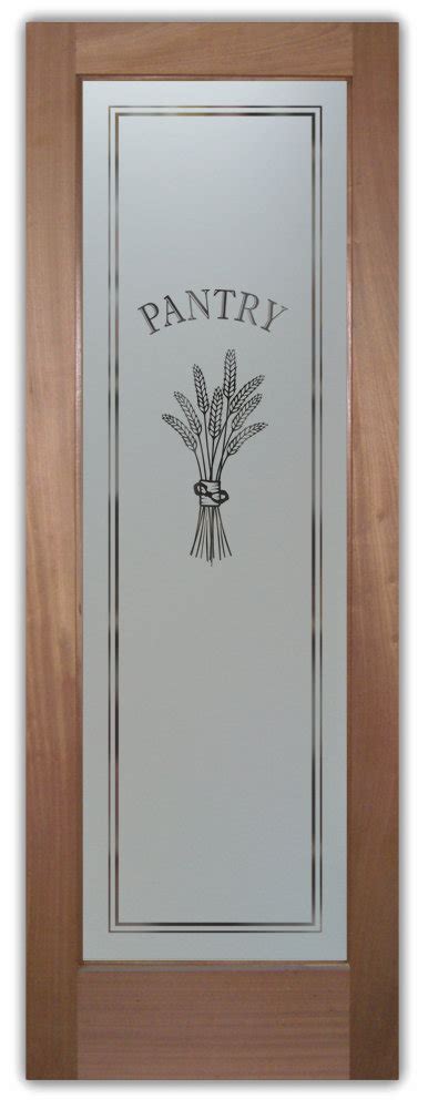 Etched Glass Pantry Door Sans Soucie Art Glass