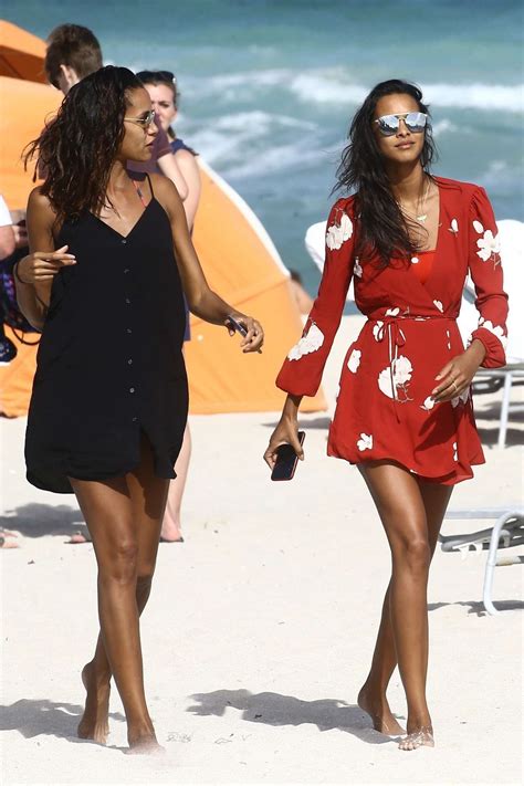 Lais Ribeiro In Red Bikini 2018 06 GotCeleb