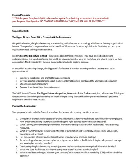 Real Estate Proposal Example Nas Management Incorporation