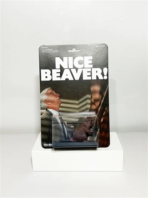 The Naked Gun Nice Beaver Bootleg Accessory On Custom Two Sided Card Zucker Brothers Parody