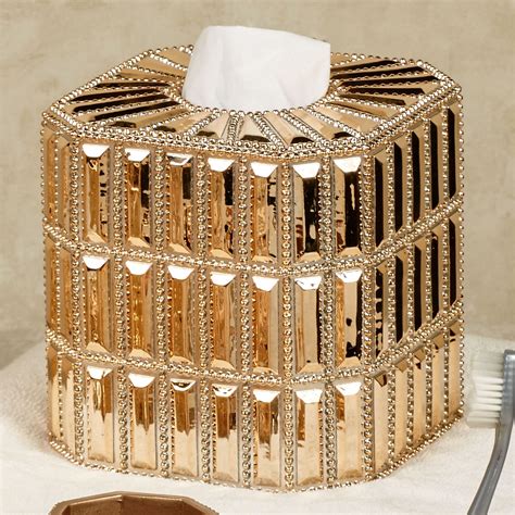 Glitz Gold Bath Accessories