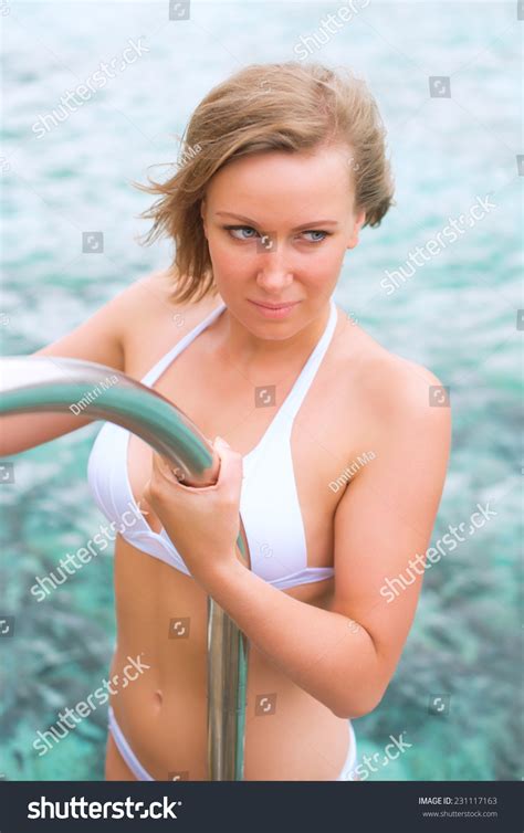 Woman Bikini Going Out Sea Stock Photo Edit Now 231117163