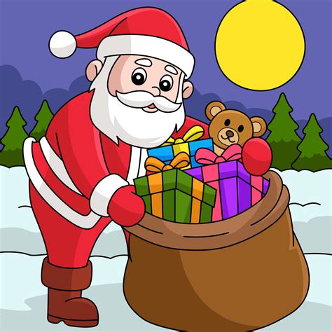 Desenho De Papai Noel Colorido - 8