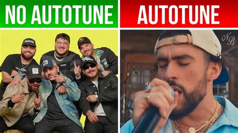 Grupo Frontera X Bad Bunny Un X100to AUTOTUNE VS NO AUTOTUNE