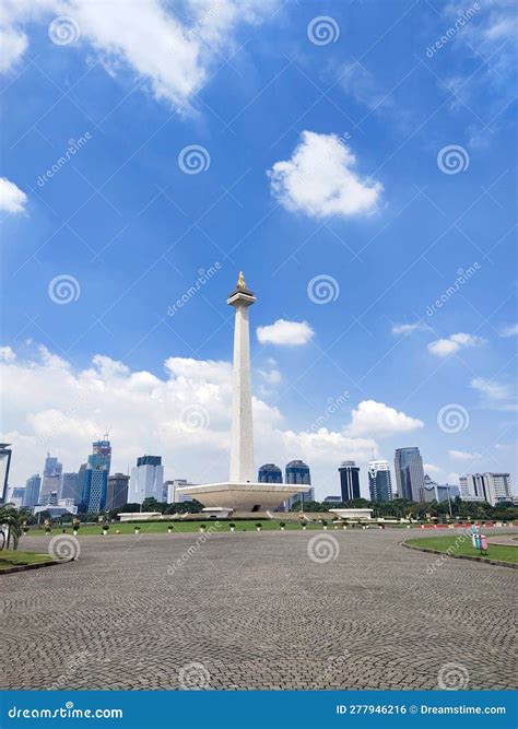 The Indonesian National Monument Monument Is Located In The City Of