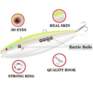 Best Selling Pcs Cm G Big Long Fish Minnow Sea Fishing Lure Bait