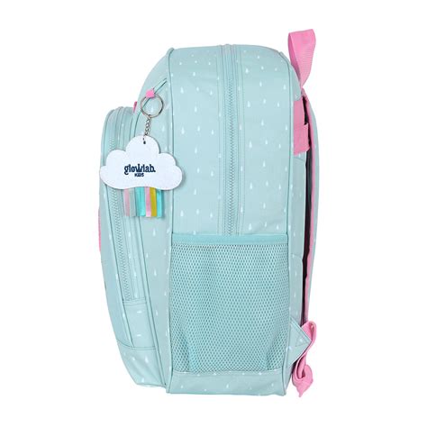 Mochila Escolar Cm Adap Trolley Glowlab Nuvem Loja Da Crian A