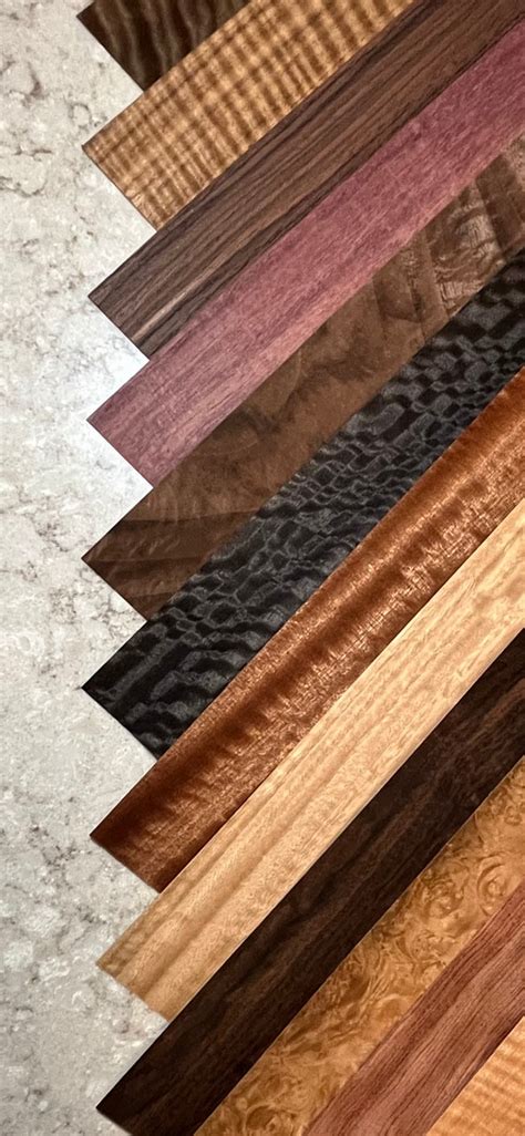 Exotic Highly Figured All Wood Veneer Sheets From Around The World 10