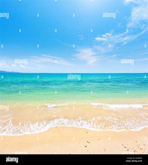 Beach And Tropical Sea Koh Samui Thailand Stock Photo Alamy
