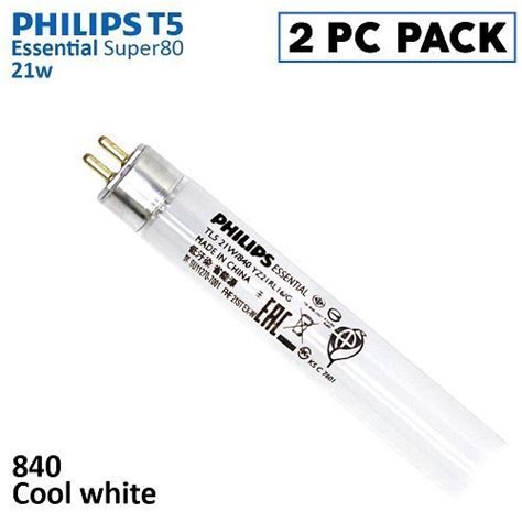 2 PC PACK T5 Philips Essential Super 80 21W 865 827 840 86cm