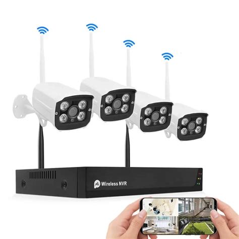 Комплект видеонаблюдения на 4 камеры NVR KIT 601 WiFi 4CH с ...