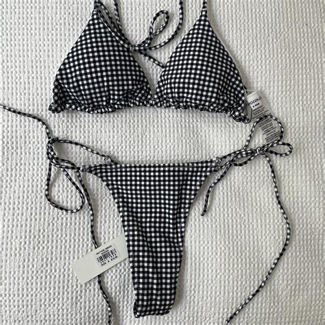 Glassons Gingham Bikini Set Brand New So Cute Depop