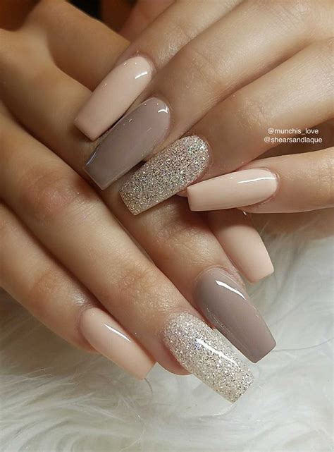 Neutral Nail Design Acrylicnails Coffinnails Ballerinanails