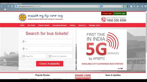 How To Book Apsrtc Online Ticket Booking Apsrtc Reservation Apsrtc