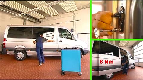 Mercedes Benz Sprinter Diy Guide To Adjusting Your Sliding Door W906 Youtube