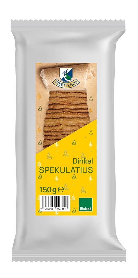 Kiebitzhof Dinkel Spekulatius Bioland 8 X 150g Online Kaufen