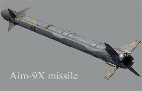 3d aim-9x missile