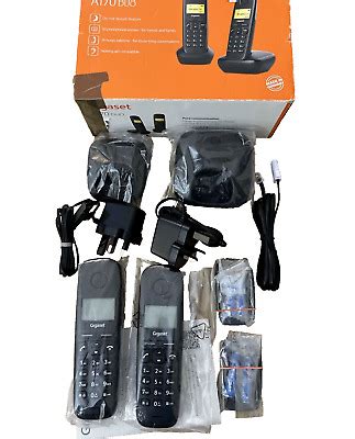 Gigaset A170 Duo - cordless DECT phone with two handsets - great sound ...