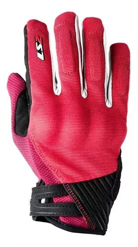 Guantes Para Motos Ls Dart Mujer Rojo En Teo Motos