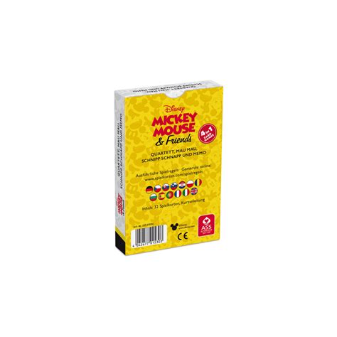 Disney Mickey Mouse Friends Quartett In ASS Altenburger Spielkarten