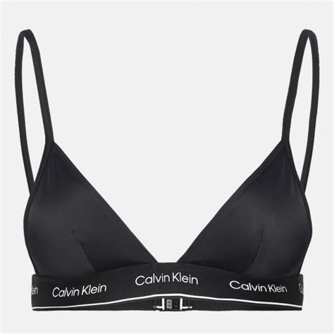 Calvin Klein Triangle Women S Bikini Top Black Kw Kw Beh