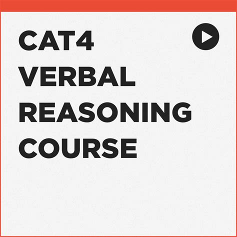 Cat Verbal Reasoning Vr Course Video Lessons Included