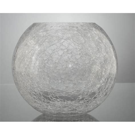 Vase boule craquelé D 20 cm Amadeus Ambiance Styles