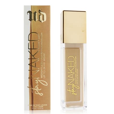 Urban Decay Stay Naked Weightless Liquid Foundation Nn Light Medium Neutral With Neutral