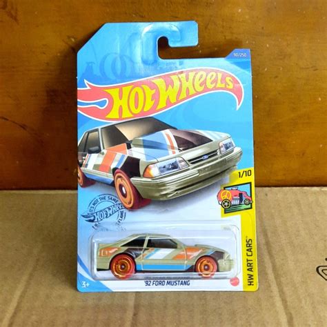Jual Hotwheels Hot Wheels Ford Mustang Hw Art Cars Ori Mattel Shopee Indonesia