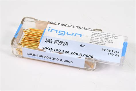 Preview: INGUN GKS-100-0377, GKS-100306200A0600, Kontaktstift (1PE ...