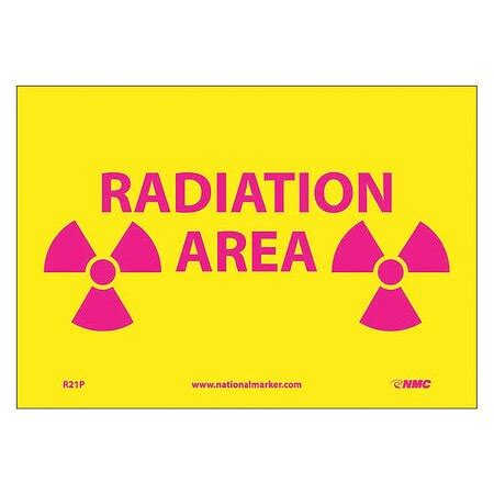 Nmc Caution Radiation Area Sign R21P Zoro