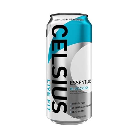 Celsius Essentials Sparkling Blue Crush Performance Energy Drink