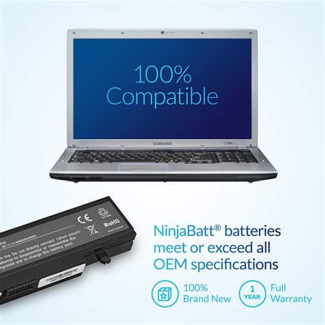 NinjaBatt Laptop Battery For Samsung AA PB9NC6B AA PB9NS6W AA PB9NS6B