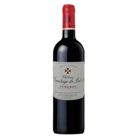 Pomerol AOP rouge Château l Ermitage de Bel Air 2019 75 cl La