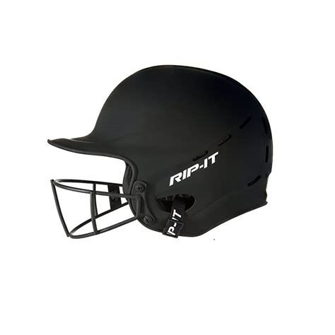 Rip It Vision Pro Matte Softball Helmet Mediumlarge Black Pete